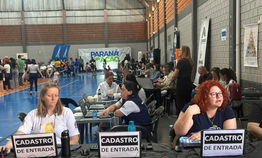 SEJU - Paraná em Ação em Colombo registra recorde de atendimentos em 2026