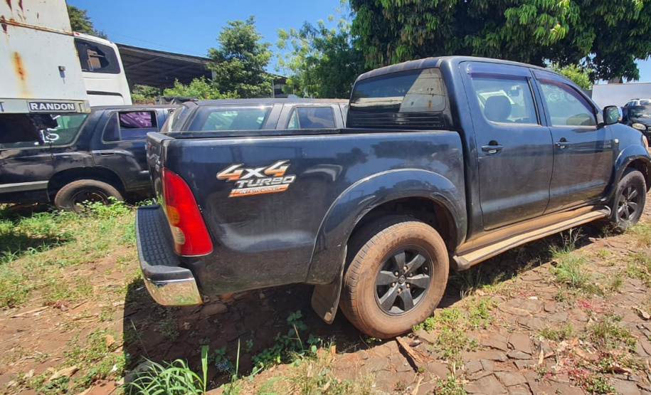 Está aberto o período de lances do leilão de veículos oficiais do Estado