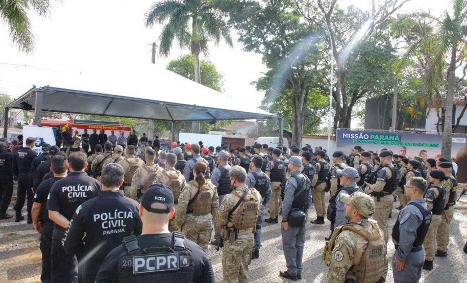 Missão Paraná V leva forças de segurança à Região Metropolitana de Curitiba na próxima semana