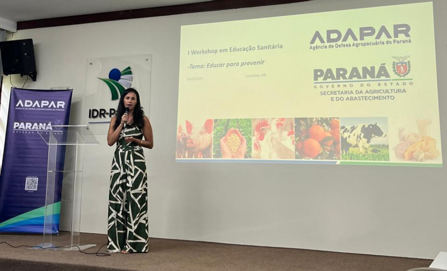 Educação sanitária é tema de workshop promovido pela Adapar em Londrina