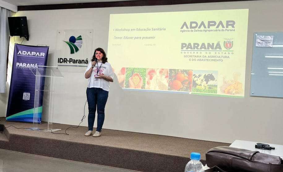 Educação sanitária é tema de workshop promovido pela Adapar em Londrina