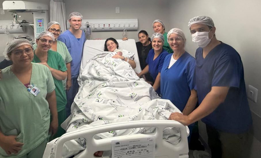 Nasce a pequena Helena: primeira bebê da recém inaugurada Maternidade de Paranaguá simboliza nova era no atendimento