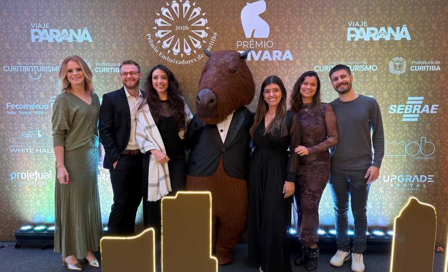 VIAJE PARANÁ - Com apoio do Estado, iniciativas do turismo recebem Prêmios Embaixadores de Curitiba e Capivara