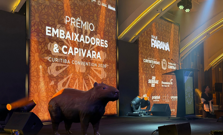 VIAJE PARANÁ - Com apoio do Estado, iniciativas do turismo recebem Prêmios Embaixadores de Curitiba e Capivara