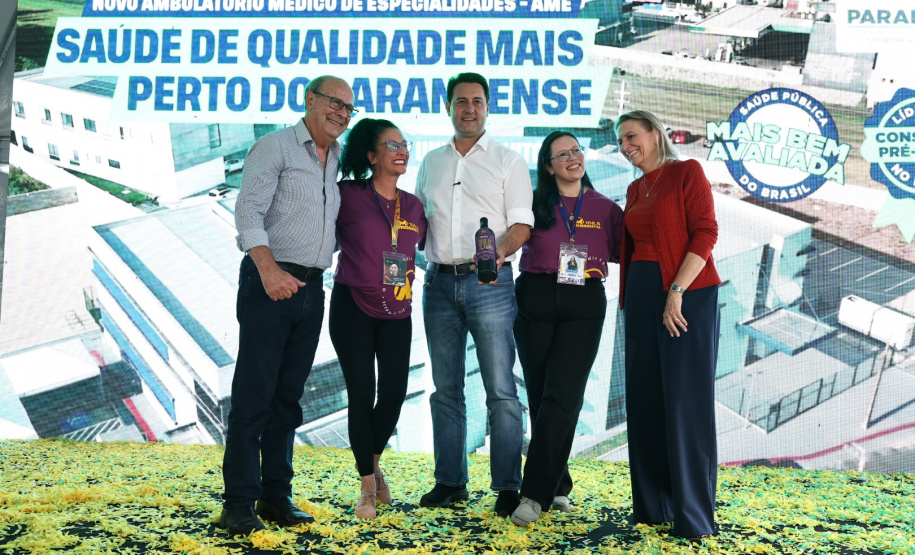 Ratinho Junior inaugura Ambulatório de Especialidades de União da Vitória e anuncia ampliação do Hospital São Camilo