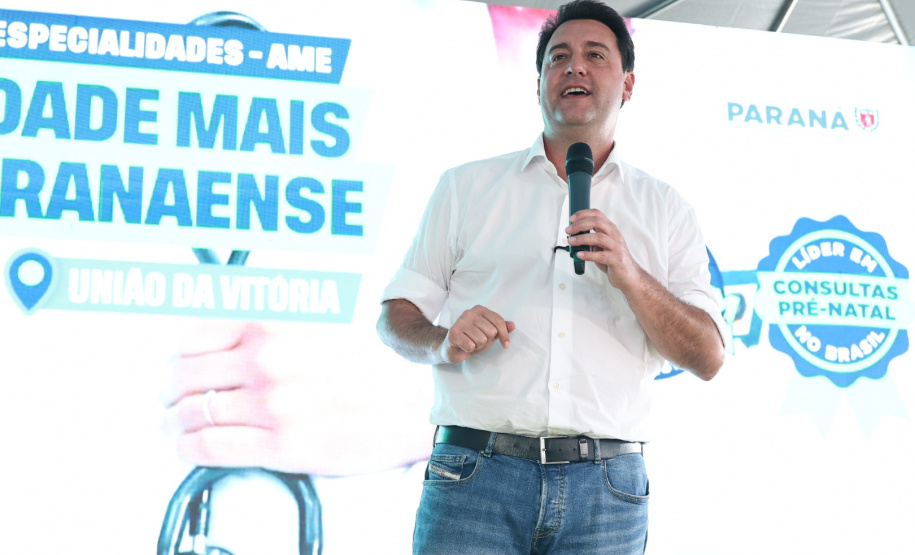 Ratinho Junior inaugura Ambulatório de Especialidades de União da Vitória e anuncia ampliação do Hospital São Camilo