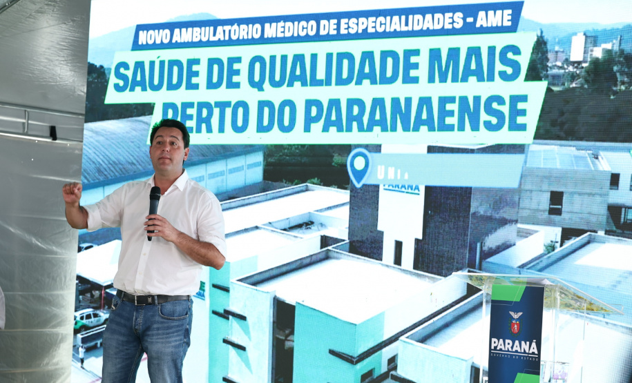 Ratinho Junior inaugura Ambulatório de Especialidades de União da Vitória e anuncia ampliação do Hospital São Camilo
