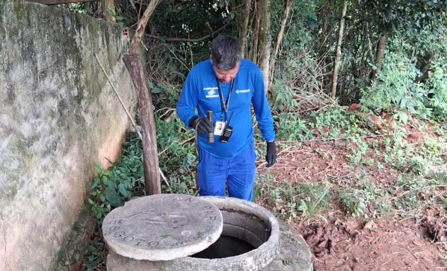 Sanepar faz vistoria em imóveis de Santo Antônio da Platina e região
