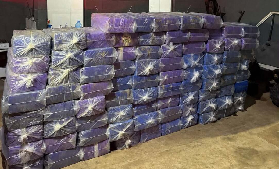 PCPR apreende mais de 2 toneladas de maconha e prende cinco pessoas no Noroeste
