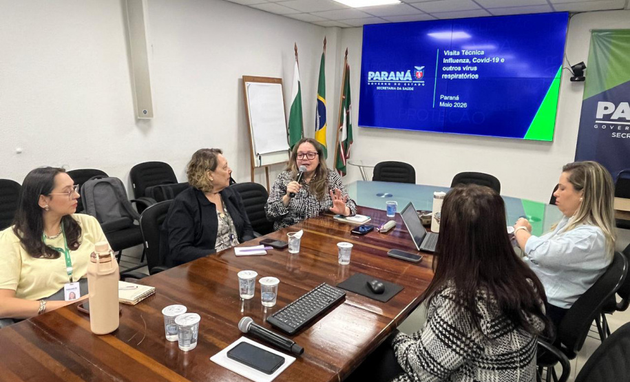 SESA - Referência em vigilância, Paraná recebe comitiva técnica para fortalecer monitoramento de síndromes gripais