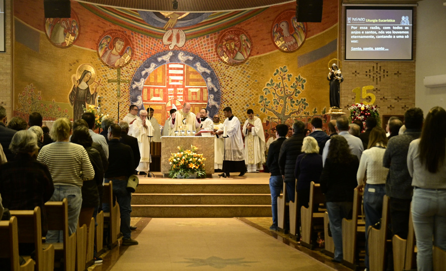 Governador destaca força do turismo religioso na Festa de Santa Rita de Cássia em Lunardelli