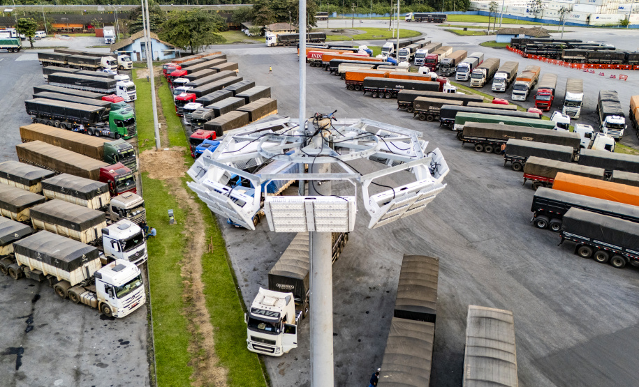 Portos do Paraná moderniza iluminação do Pátio de Triagem com investimento de R$ 7,7 milhões