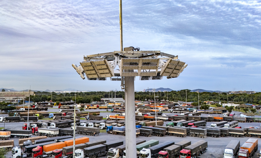 Portos do Paraná moderniza iluminação do Pátio de Triagem com investimento de R$ 7,7 milhões