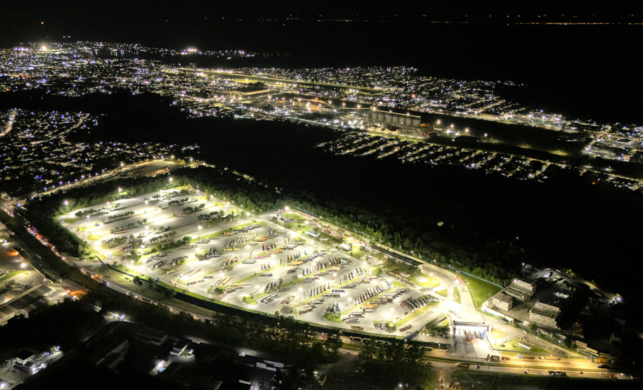 Portos do Paraná moderniza iluminação do Pátio de Triagem com investimento de R$ 7,7 milhões