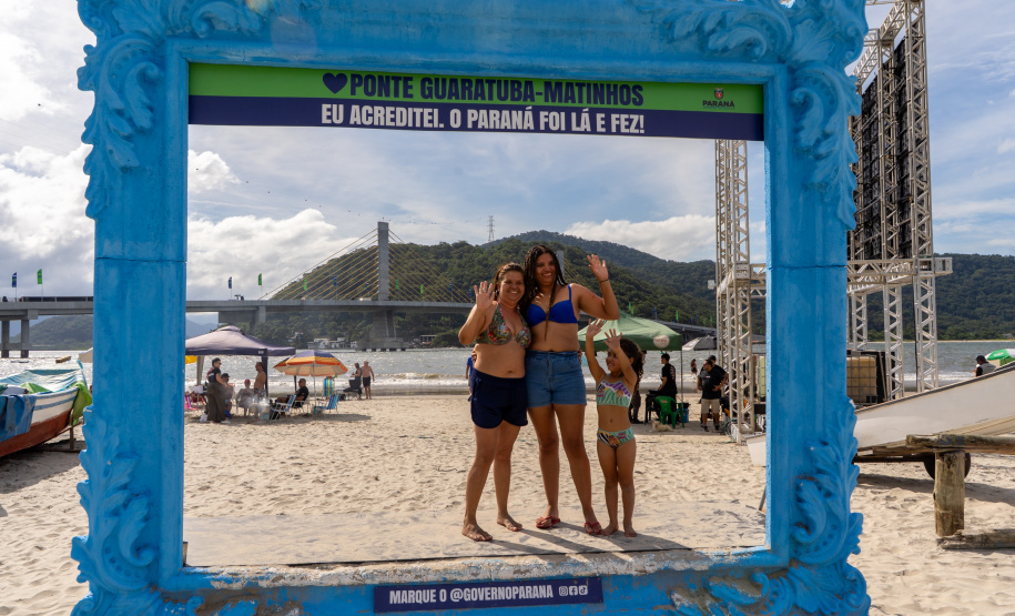 População já se prepara para assistir à inauguração oficial da Ponte de Guaratuba