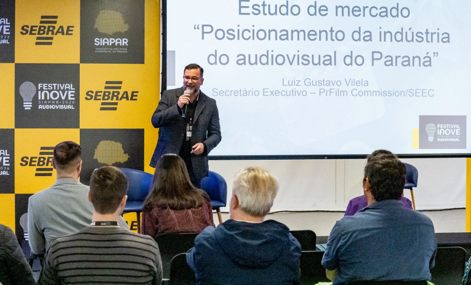 Estudo inédito realizado pela SEEC e SebraePR sobre setor audiovisual paranaense é apresentado em Festival