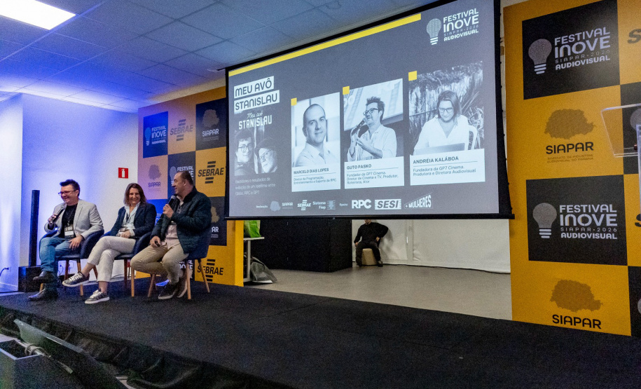 Estudo inédito realizado pela SEEC e SebraePR sobre setor audiovisual paranaense é apresentado em Festival