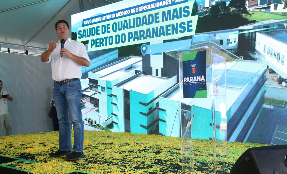 Ratinho Junior inaugura Ambulatório de Especialidades de União da Vitória e anuncia ampliação do Hospital São Camilo