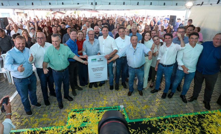 Ratinho Junior inaugura Ambulatório de Especialidades de União da Vitória e anuncia ampliação do Hospital São Camilo