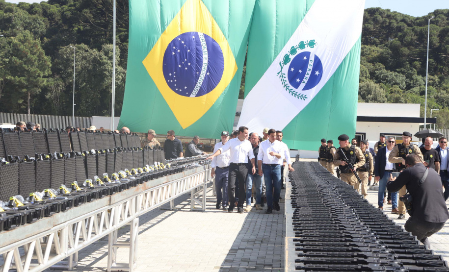 R$ 338 milhões: Ratinho Junior anuncia maior investimento da história em segurança pública
