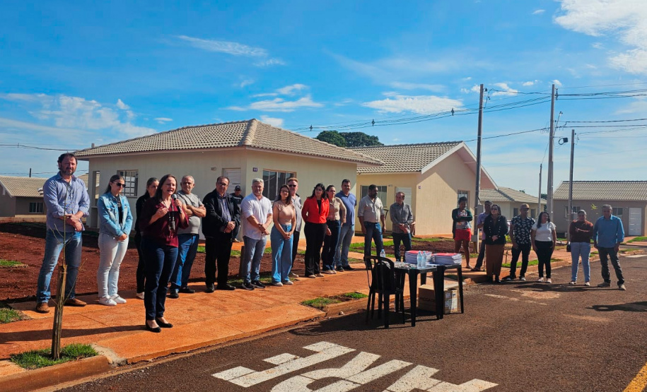 Entrega Jd Nova Esperaça, em Iracema do Oeste