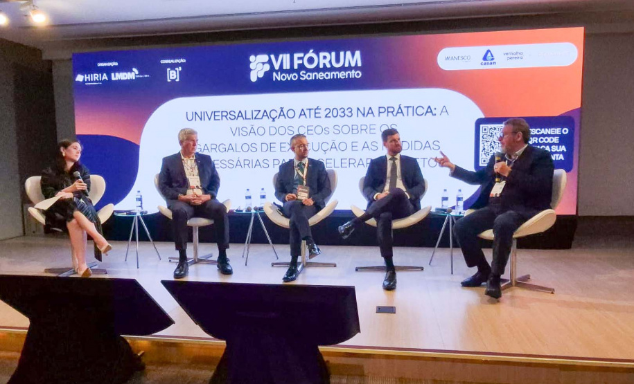 Sanepar antecipa meta de universalização e apresenta modelo de eficiência em 7º Fórum Novo Saneamento