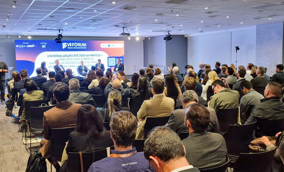 Sanepar antecipa meta de universalização e apresenta modelo de eficiência em 7º Fórum Novo Saneamento