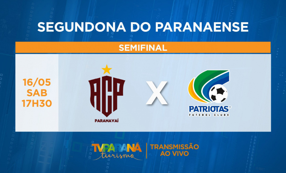 TV Paraná Turismo transmite Paranavaí x Patriotas pela semifinal da Segundona