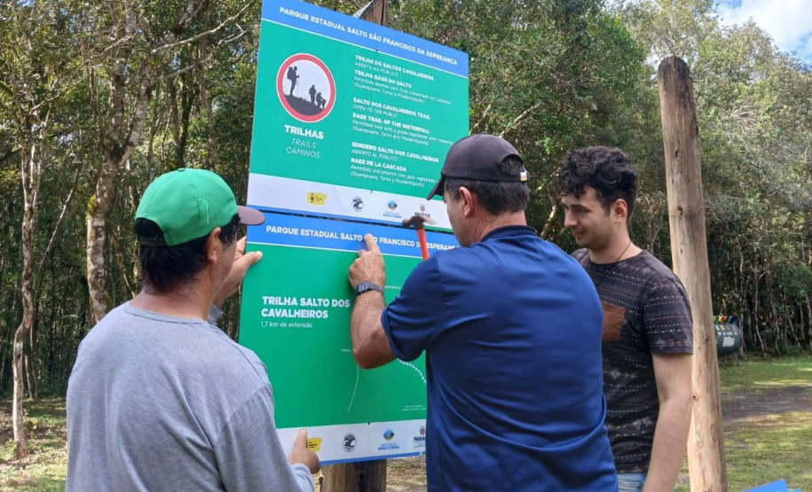 Nova sinalização Unidades de Conservação
