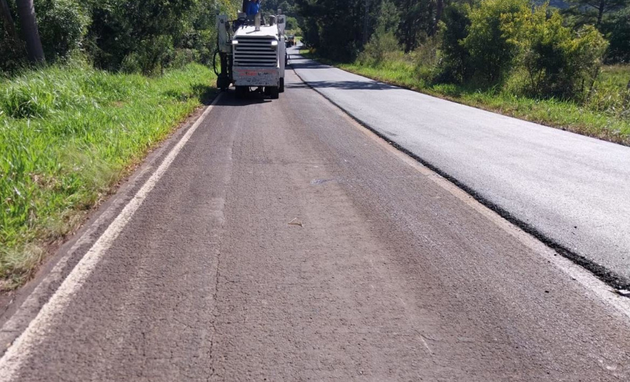 Conservação da PR-446 entre União da Vitória e Porto Vitória