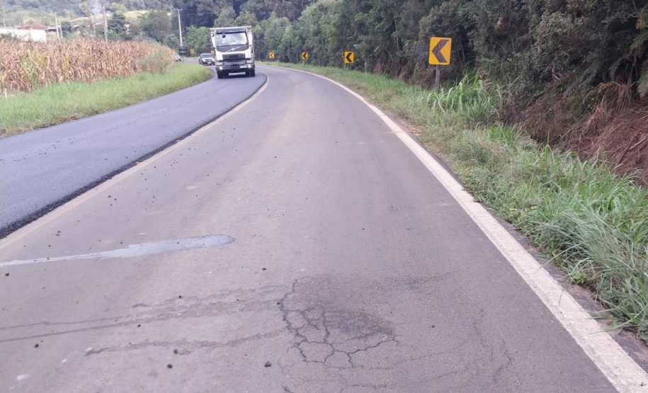 Conservação da PR-446 entre União da Vitória e Porto Vitória