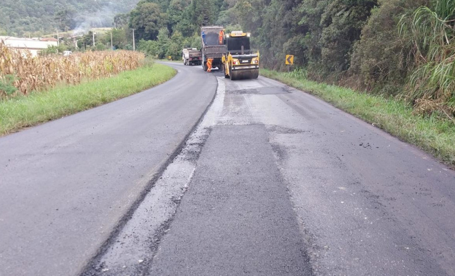 Conservação da PR-446 entre União da Vitória e Porto Vitória