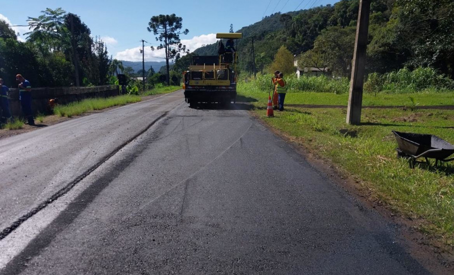 Conservação da PR-446 entre União da Vitória e Porto Vitória