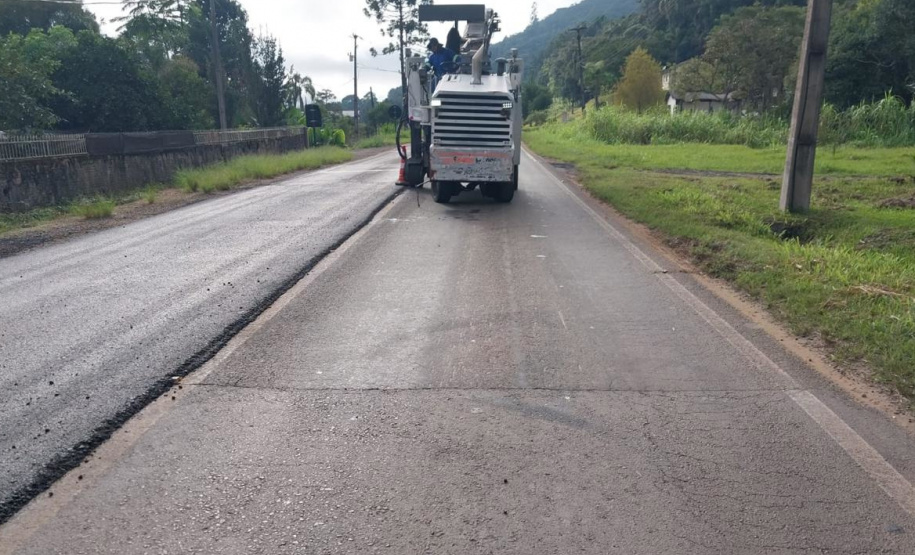 Conservação da PR-446 entre União da Vitória e Porto Vitória