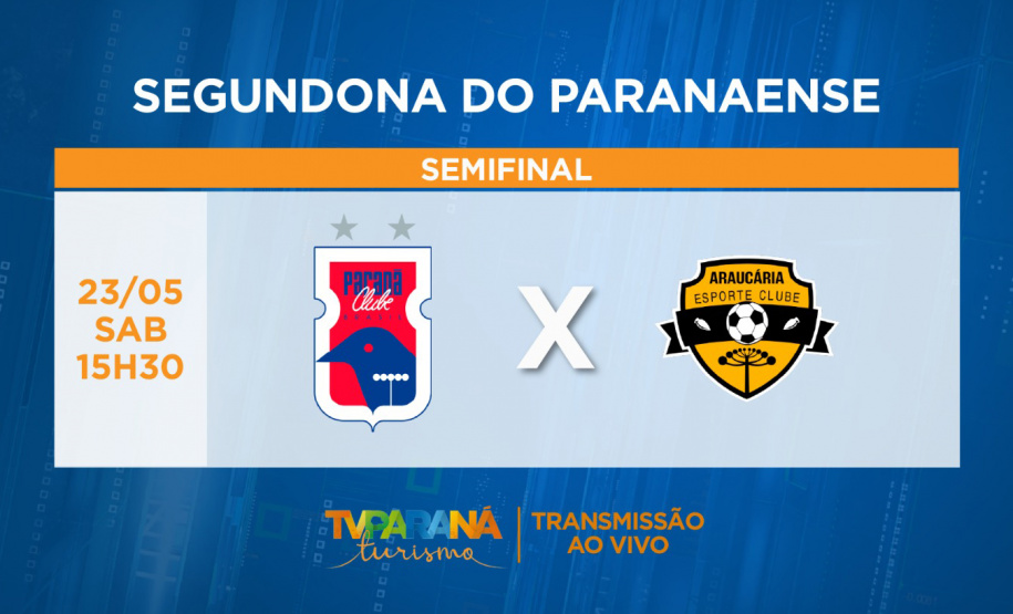 TV Paraná Turismo transmite jogo decisivo entre Paraná x Araucária pela semifinal da segundona