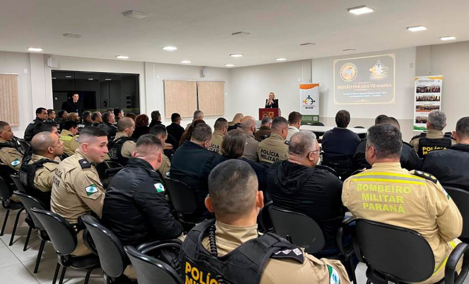 Forças de segurança promovem encontro comunitário para fortalecer ações integradas em Maringá