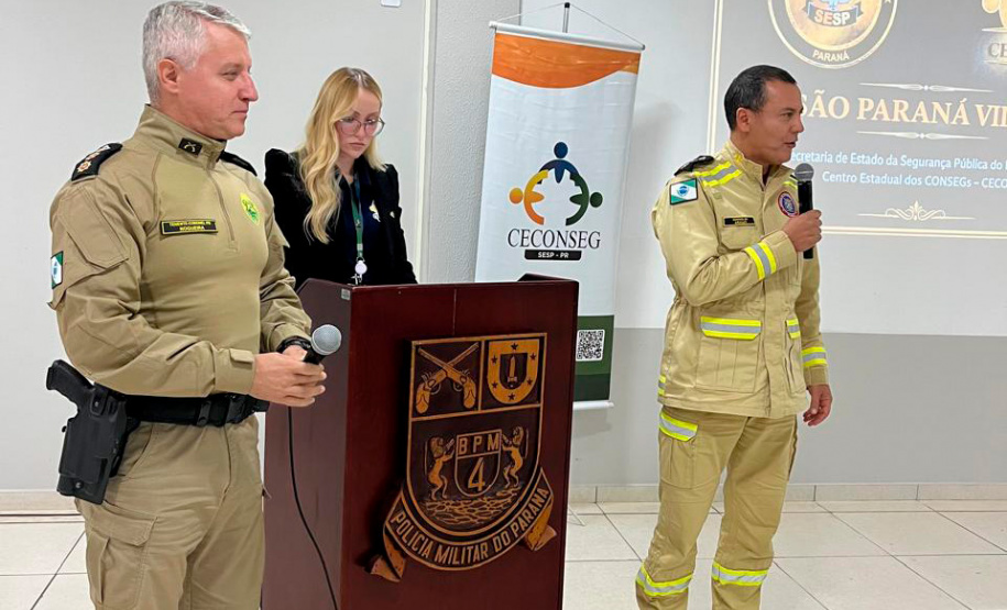 Forças de segurança promovem encontro comunitário para fortalecer ações integradas em Maringá