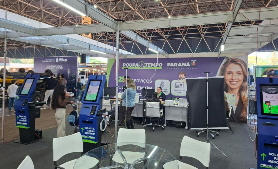 Do RG aos serviços do Detran: Poupatempo Paraná leva serviços para a Expoingá