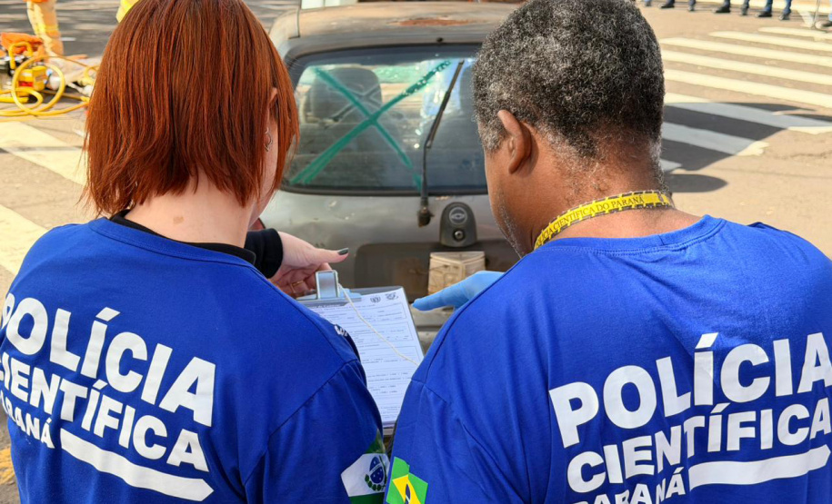 Forças de segurança realizam simulado de sinistro de trânsito em Maringá