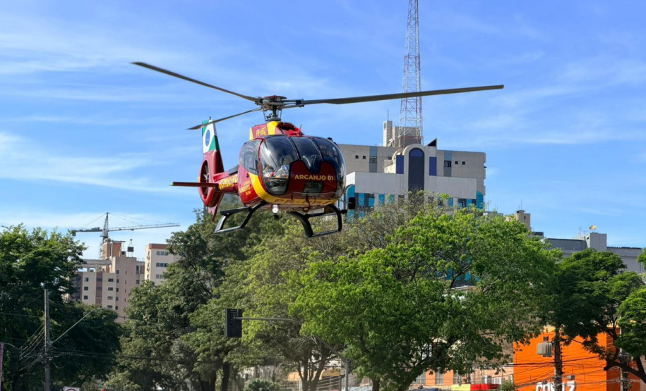 Forças de segurança realizam simulado de sinistro de trânsito em Maringá