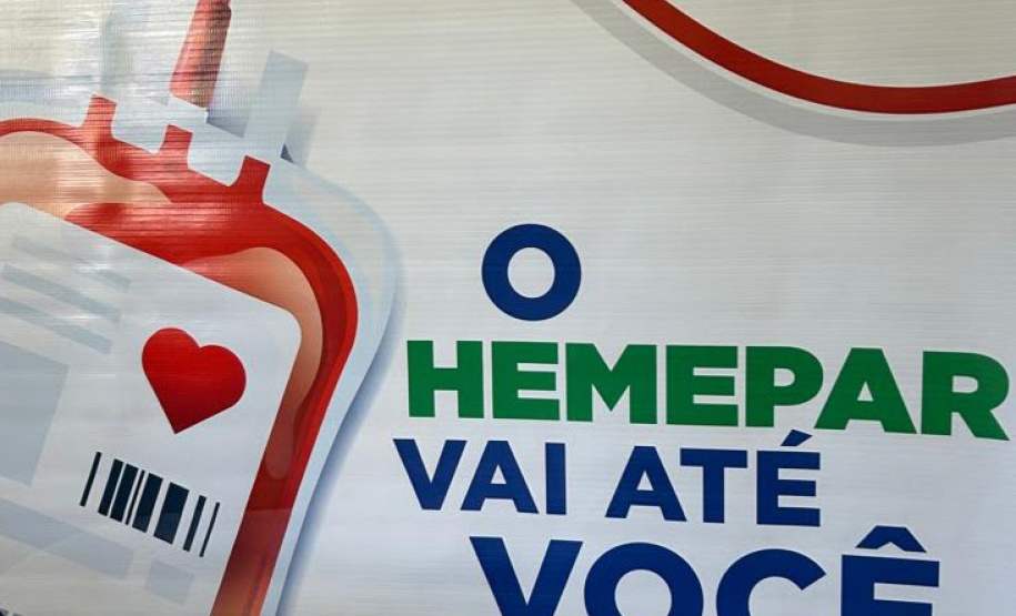SESA - Hemepar disponibiliza transporte gratuito e coletas externas para grupos de doadores de sangue