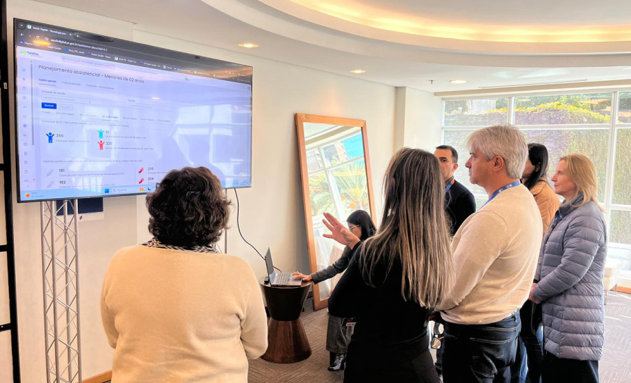 SESA - Paraná apresenta plataforma digital de monitoramento em saúde durante oficina nacional da RNDS