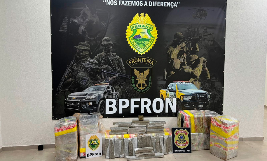 PMPR e forças integradas apreendem quase três toneladas de drogas em operações no Oeste do Estado