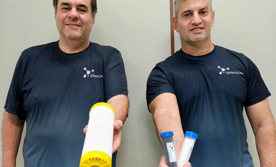 Com o apoio do Estado, startup de Londrina desenvolve filtro para redução de metais tóxicos na água