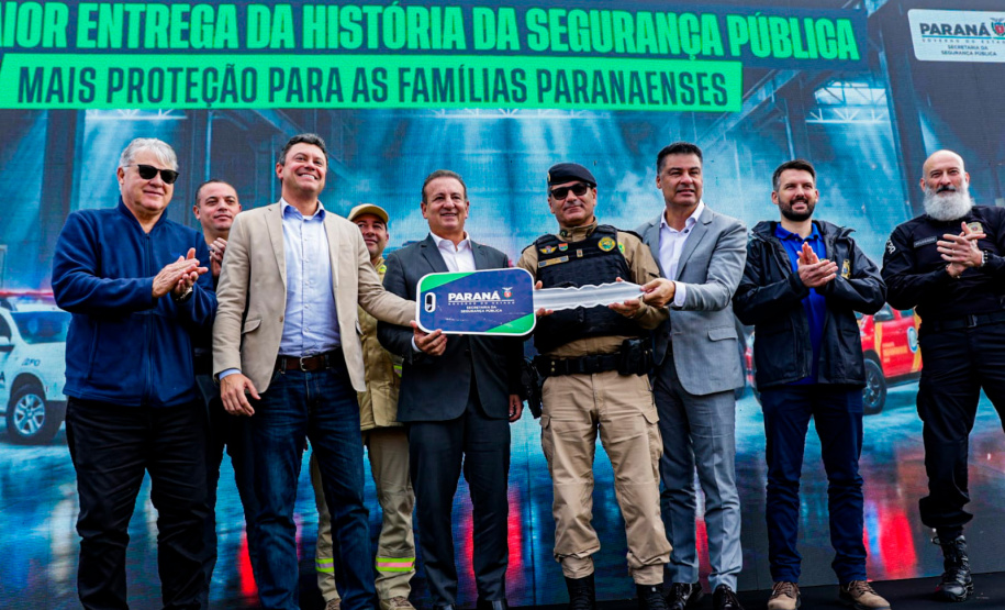 Estado entrega 55 novas viaturas e reforça segurança nos Campos Gerais e Centro-Sul