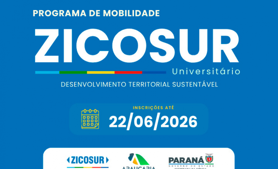 Fundação Araucária lança chamada do Programa Zicosur Universitário com investimento de R$ 5,5 milhões