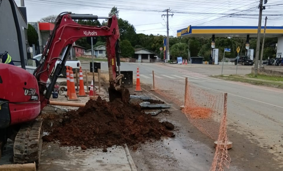 Obras da rede de esgoto em Tijucas do Sul alcançam 60% na primeira etapa