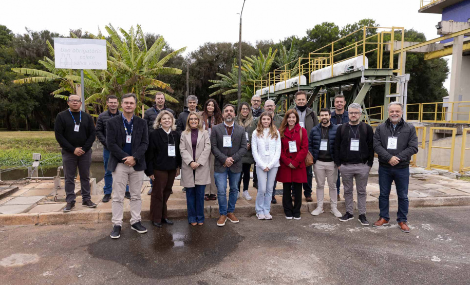 Magistrados federais visitam a Sanepar e conhecem tecnologias e complexidade do saneamento
