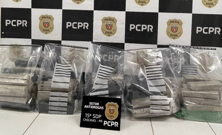 PCPR intercepta mais 73 quilos de maconha em Cascavel