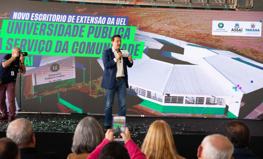 Governador Ratinho Junior inaugura Escritório de Extensão da UEL em Assaí